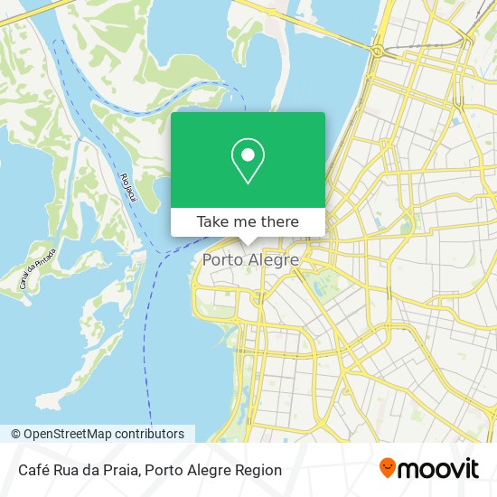 Mapa Café Rua da Praia