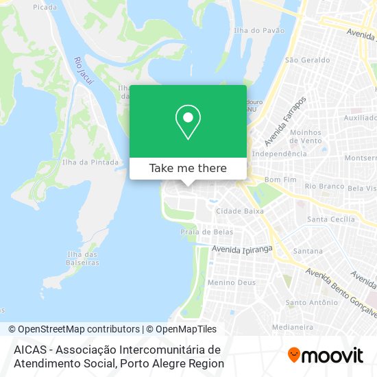 AICAS - Associação Intercomunitária de Atendimento Social map