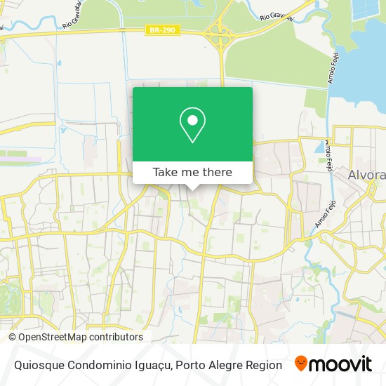 Quiosque Condominio Iguaçu map