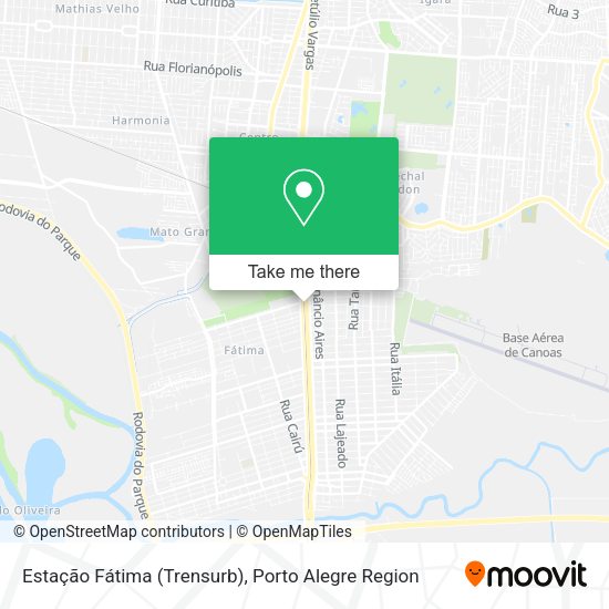 Estação Fátima (Trensurb) map