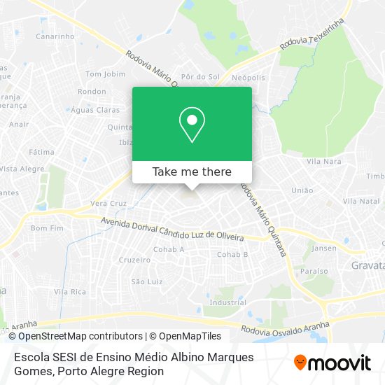 Escola SESI de Ensino Médio Albino Marques Gomes map