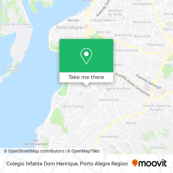Mapa Colegio Infante Dom Henrique