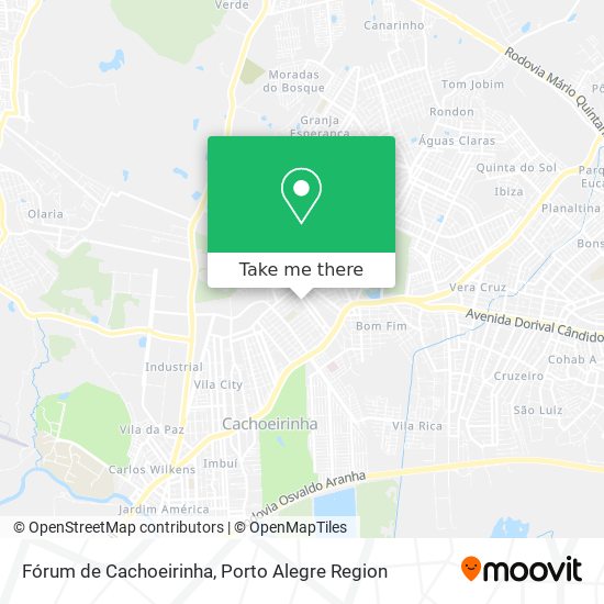 Fórum de Cachoeirinha map