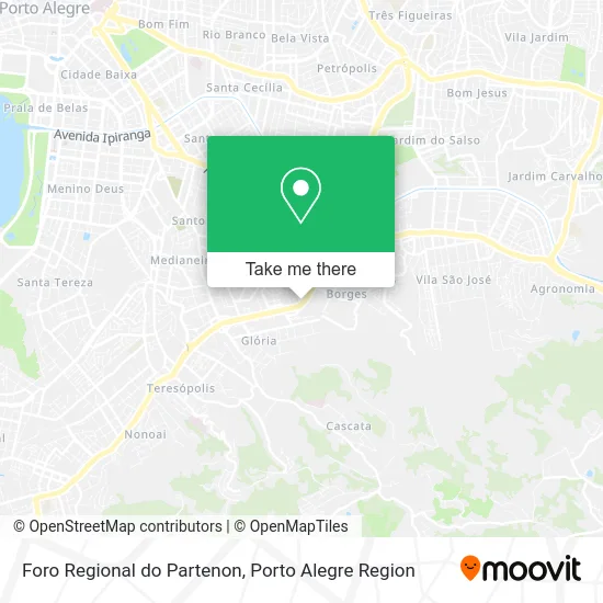 Foro Regional do Partenon map