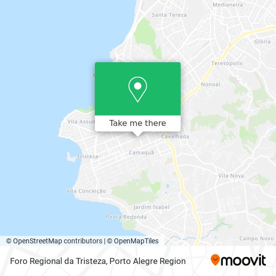 Mapa Foro Regional da Tristeza