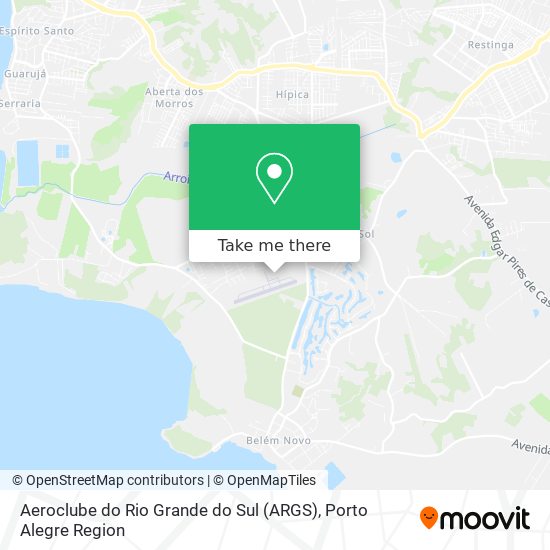 Aeroclube do Rio Grande do Sul (ARGS) map
