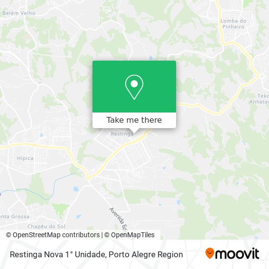 Restinga Nova 1° Unidade map
