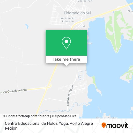 Mapa Centro Educacional de Holos Yoga