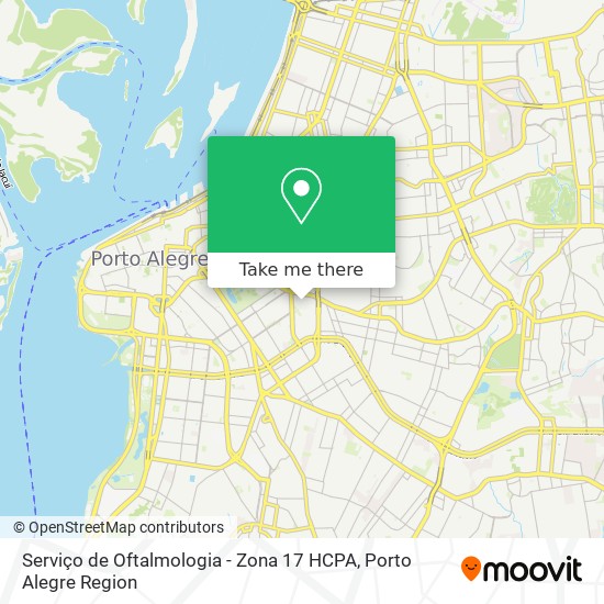 Serviço de Oftalmologia - Zona 17 HCPA map