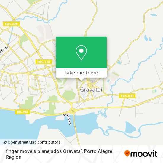 finger moveis planejados Gravataí map