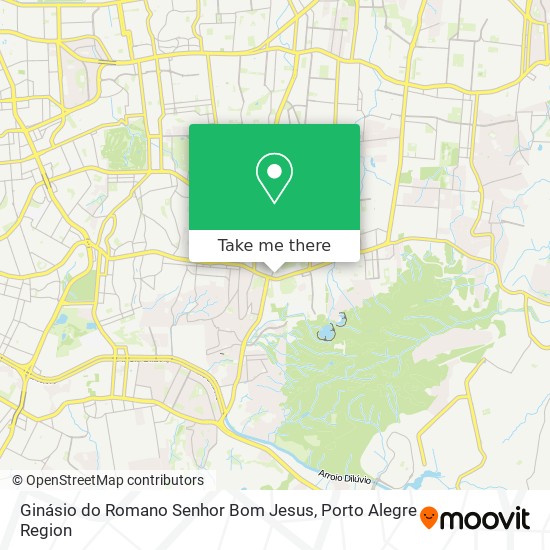 Ginásio do Romano Senhor Bom Jesus map