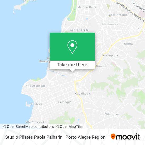Mapa Studio Pilates Paola Palharini