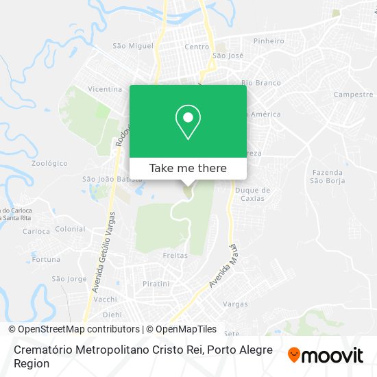 Crematório Metropolitano Cristo Rei map