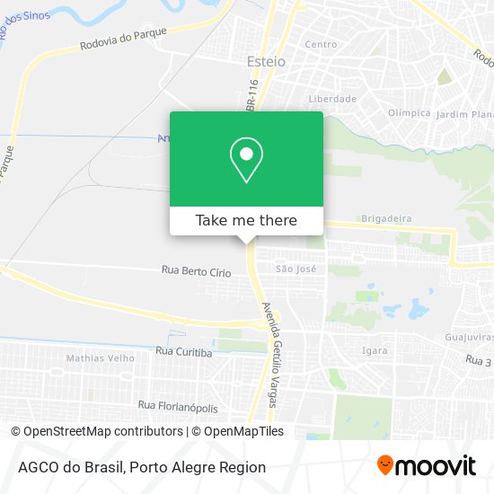 AGCO do Brasil map