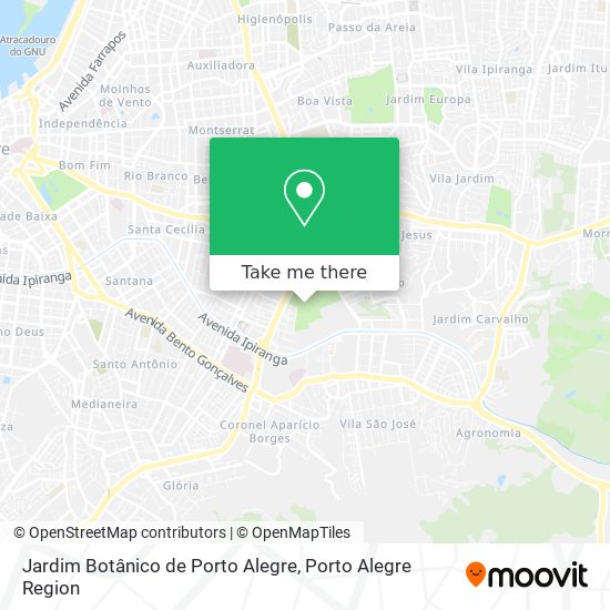 Jardim Botânico de Porto Alegre map