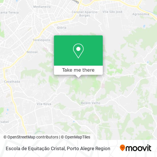 Escola de Equitação Cristal map