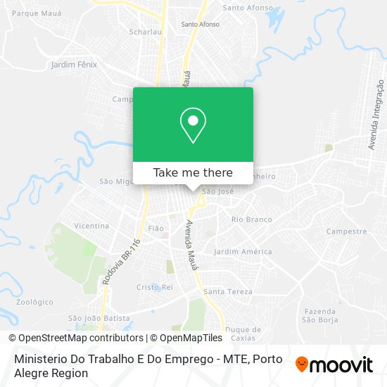 Ministerio Do Trabalho E Do Emprego - MTE map