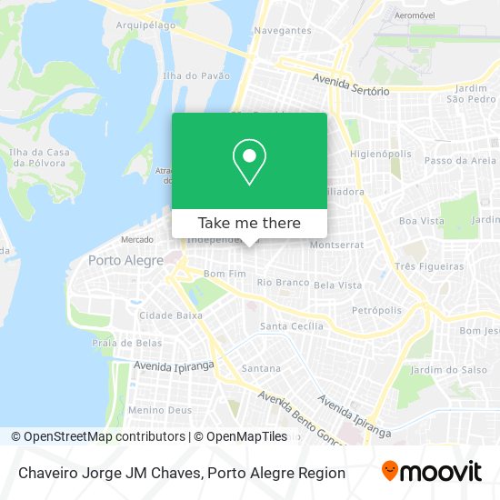 Chaveiro Jorge JM Chaves map