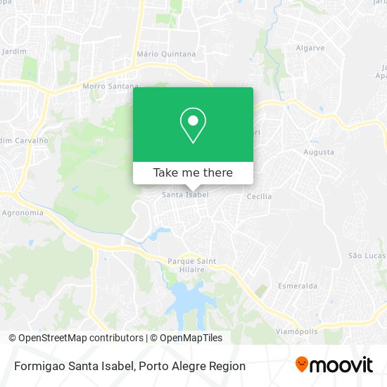 Formigao Santa Isabel map