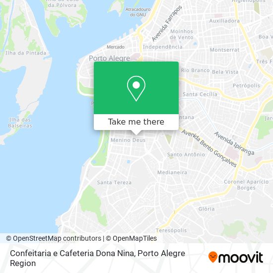 Confeitaria e Cafeteria Dona Nina map