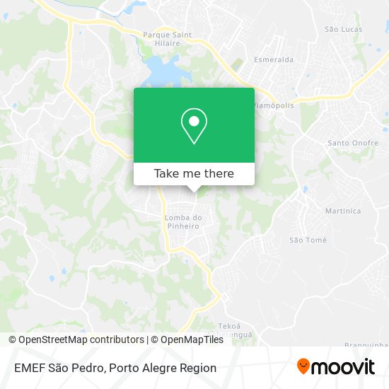 EMEF São Pedro map