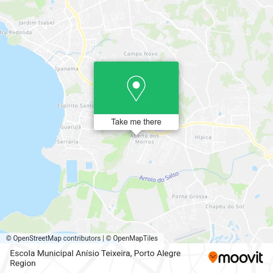 Mapa Escola Municipal Anísio Teixeira