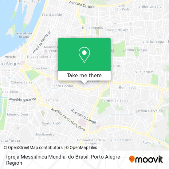 Igreja Messiânica Mundial do Brasil map