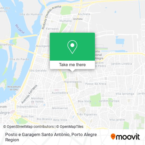 Posto e Garagem Santo Antônio map