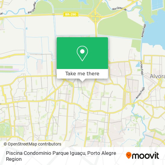 Piscina  Condomínio Parque Iguaçu map