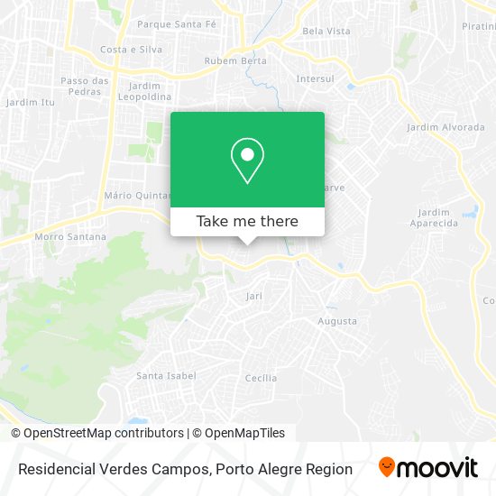 Residencial Verdes Campos map