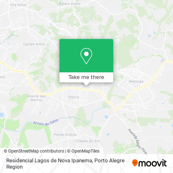 Residencial Lagos de Nova Ipanema map