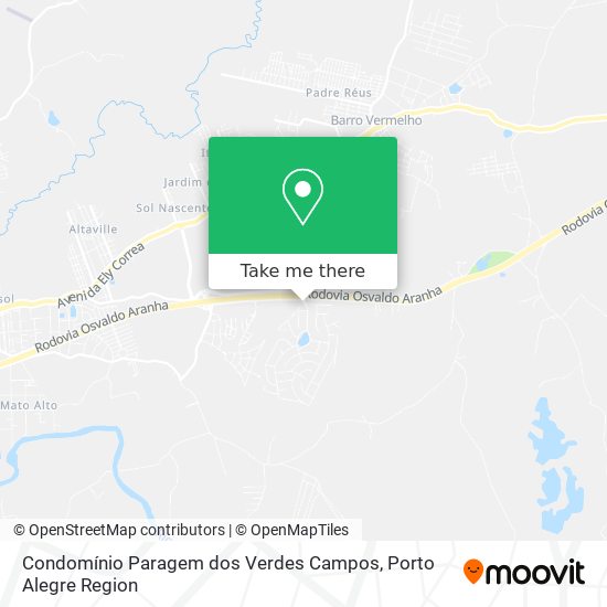 Mapa Condomínio Paragem dos Verdes Campos