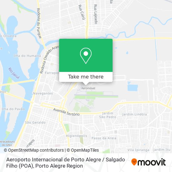 Aeroporto Internacional de Porto Alegre / Salgado Filho (POA) map