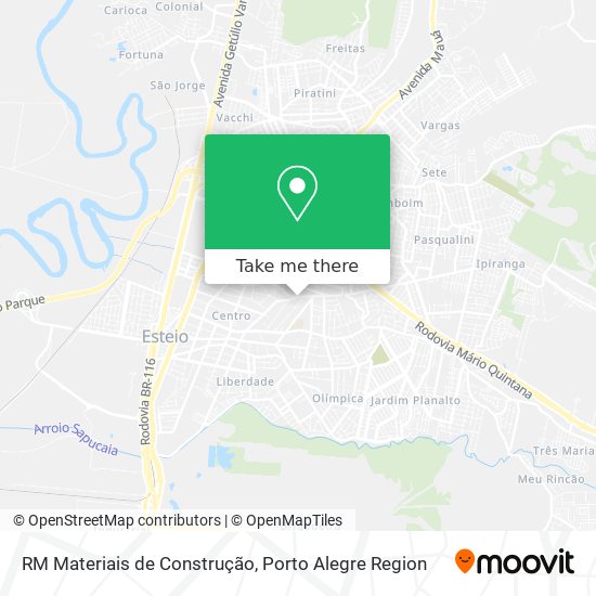 RM Materiais de Construção map