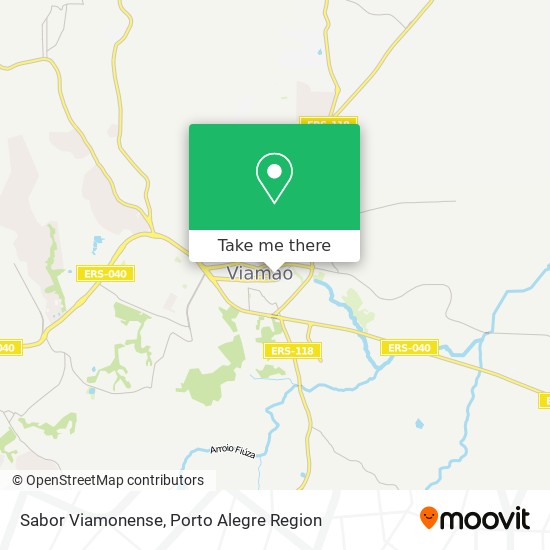 Sabor Viamonense map