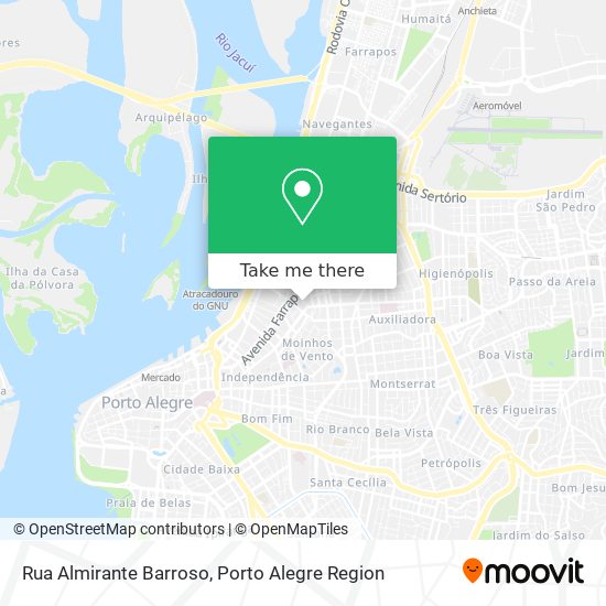 Rua Almirante Barroso map