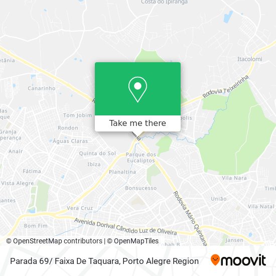 Parada 69/ Faixa De Taquara map
