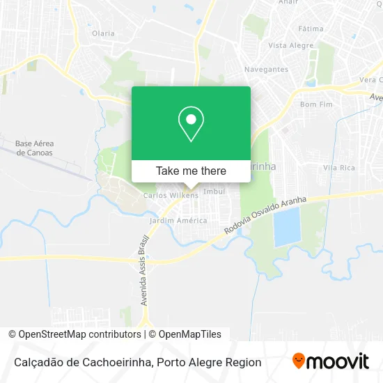Calçadão de Cachoeirinha map