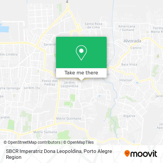 SBCR Imperatriz Dona Leopoldina map