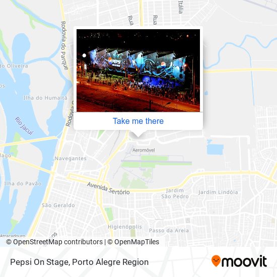 Mapa Pepsi On Stage