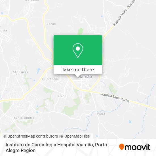 Instituto de Cardiologia Hospital Viamão map