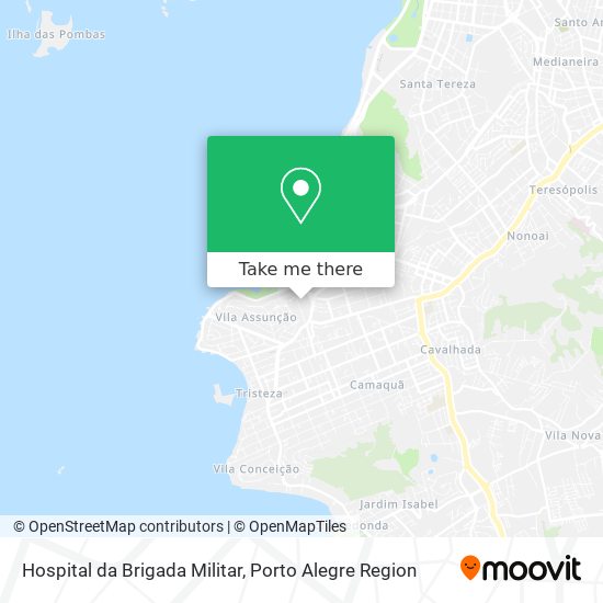 Hospital da Brigada Militar map