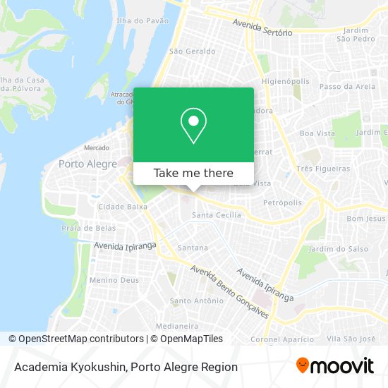 Academia Kyokushin map