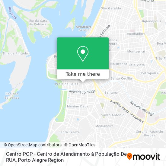 Centro POP - Centro de Atendimento à População De RUA map