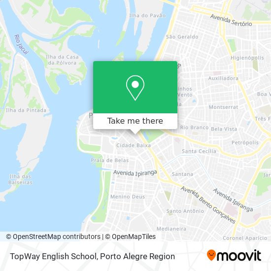 TopWay English School map