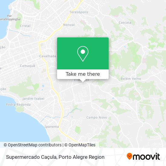 Supermercado Caçula map