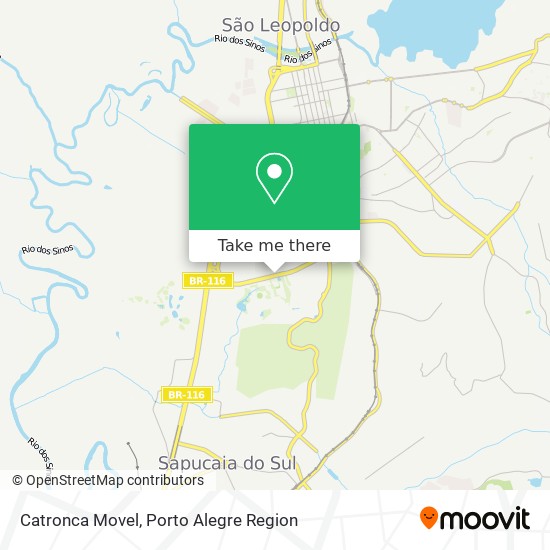 Catronca Movel map