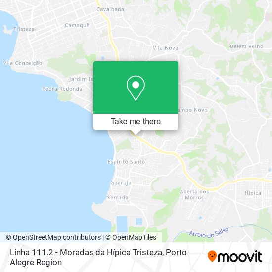 Mapa Linha 111.2 - Moradas da Hípica Tristeza