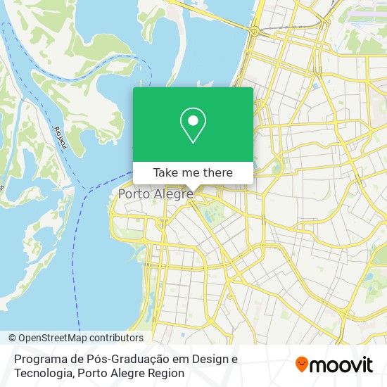 Mapa Programa de Pós-Graduação em Design e Tecnologia