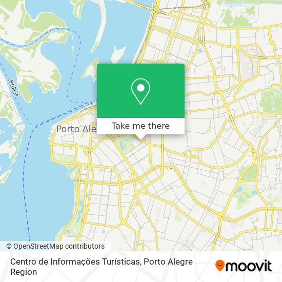 Mapa Centro de Informações Turísticas